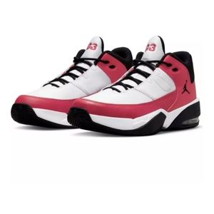 Jordan Max Aura 3 youth 6 White/Very Berry/ Black